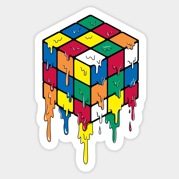 Rubik Cube Rubik Cube Sticker Teepublic 